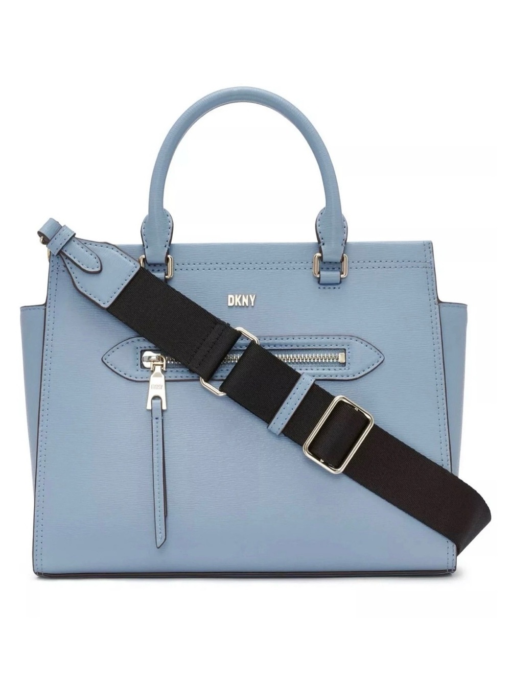 DKNY Chelsea Web Light Blue Strap Satchel